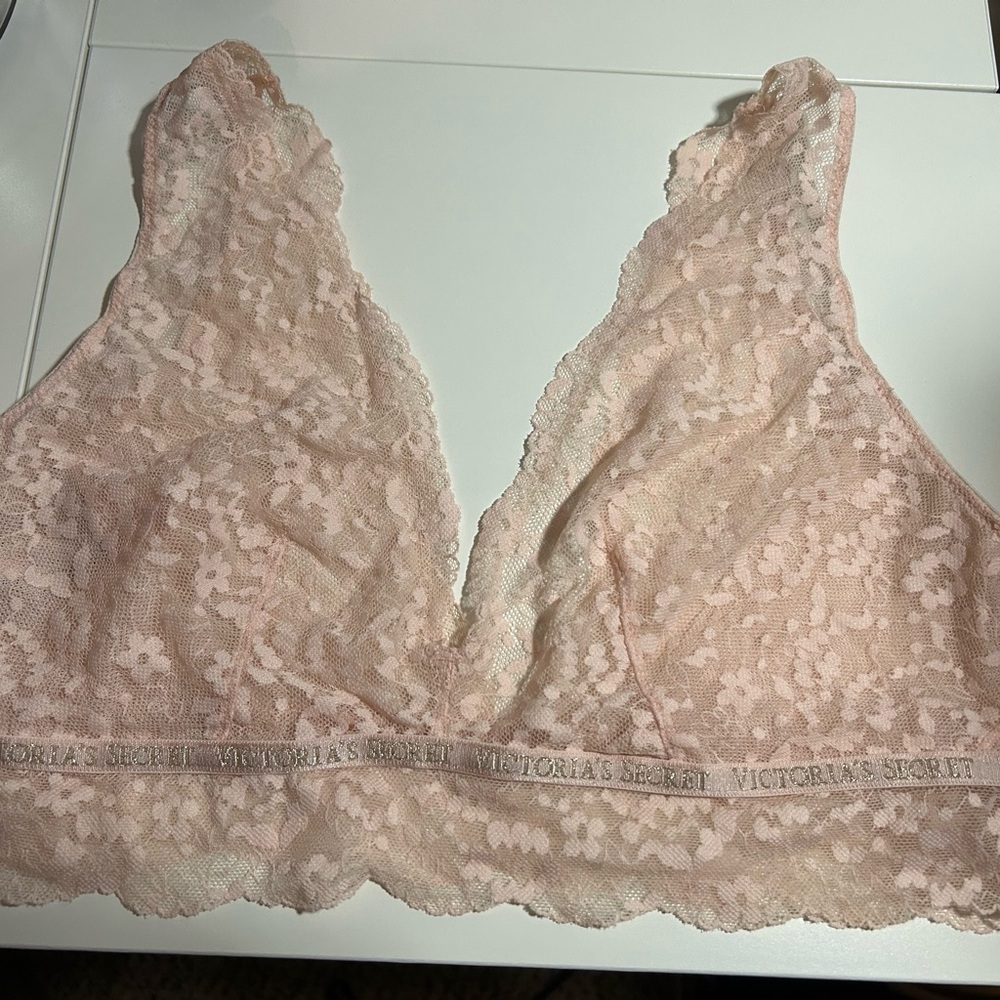 Victoria's Secret Blush Lace Bralette